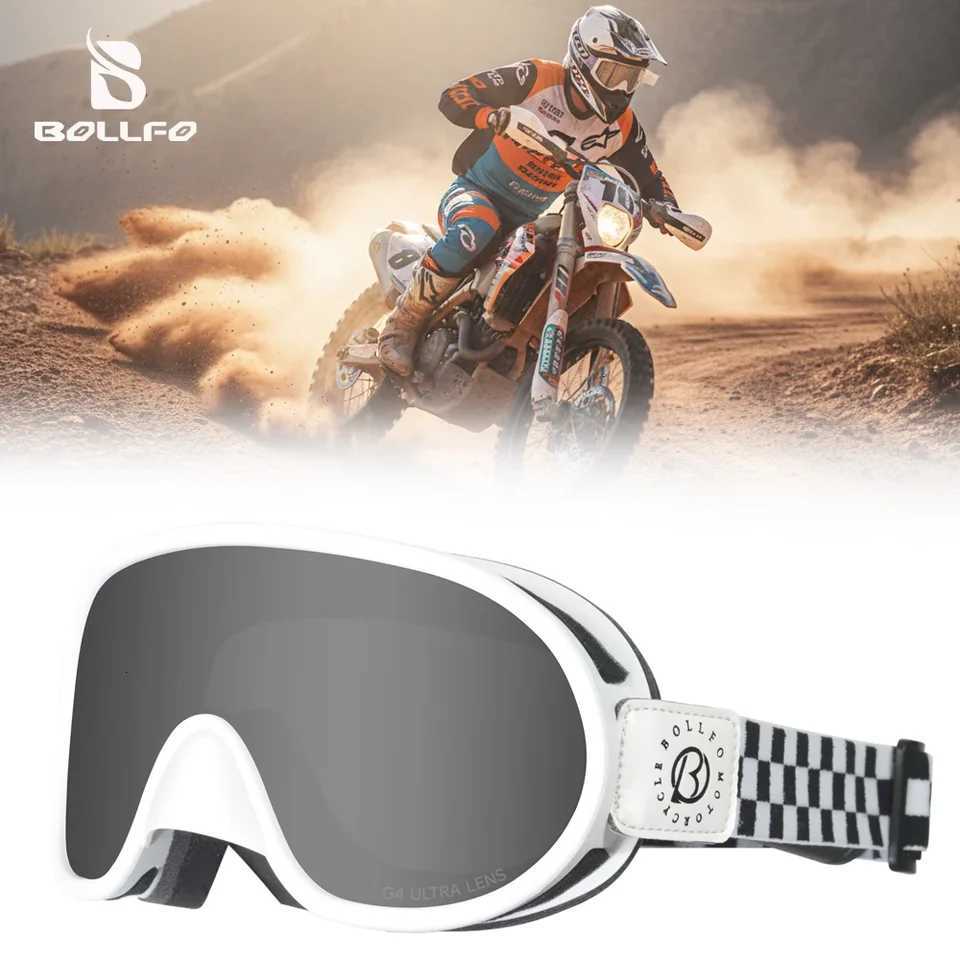 Windproof Glasses Motorcycle Motocross Riding Glasses Men Women UV400 ATV OffRoad Dirt Bike Goggles Dual-Cycle Defogging Goggles S260304