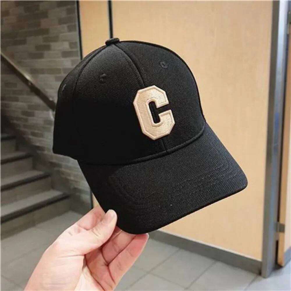 Creative C-letter Embroidered Baseball Cap Men Women Fashion Sunshade Hat for couple Y260304