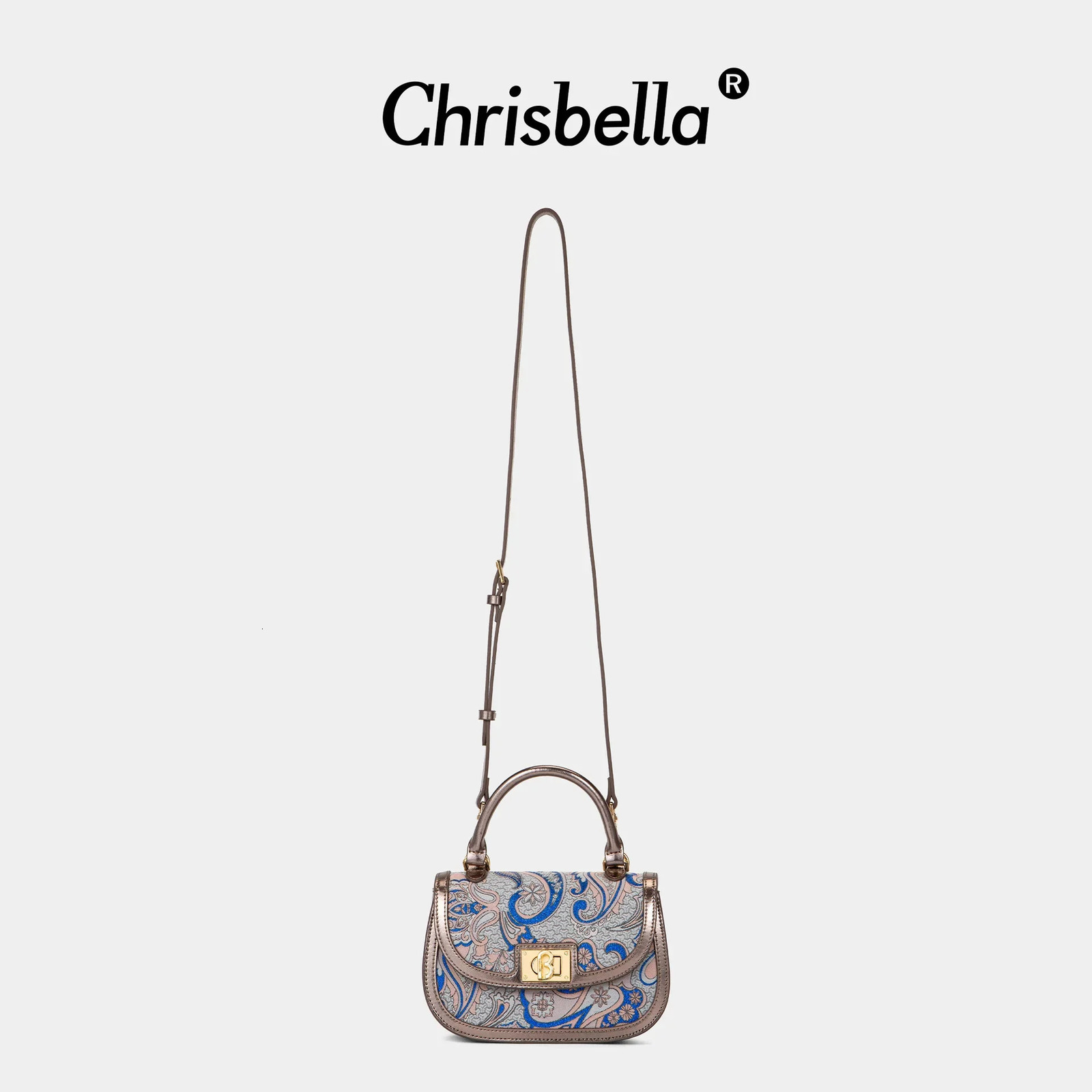 CHRISBELLA Chinese style embroidered bamboo bag 260307