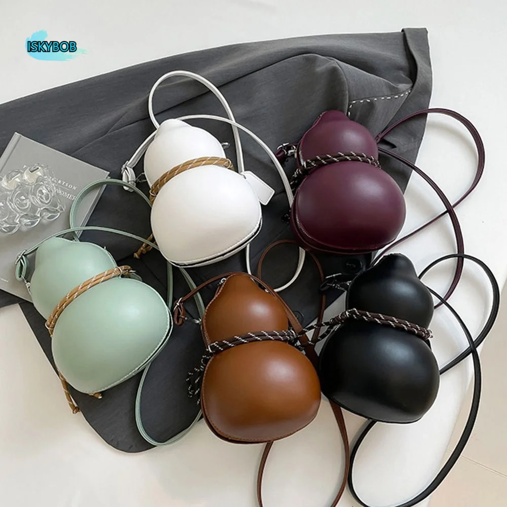 Gourd Shoulder Bag Tai Chi Casual Cross Body Chinese Style Leisure Zipper Men Women 260307