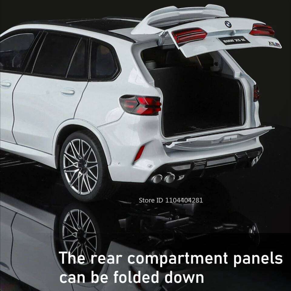 1:18 X5M Honda Accord Car Toys Alloy Diecast Models Shock Absorption Doors Opened Front Wheel Steering Vehices Desktop Ornament Z260306