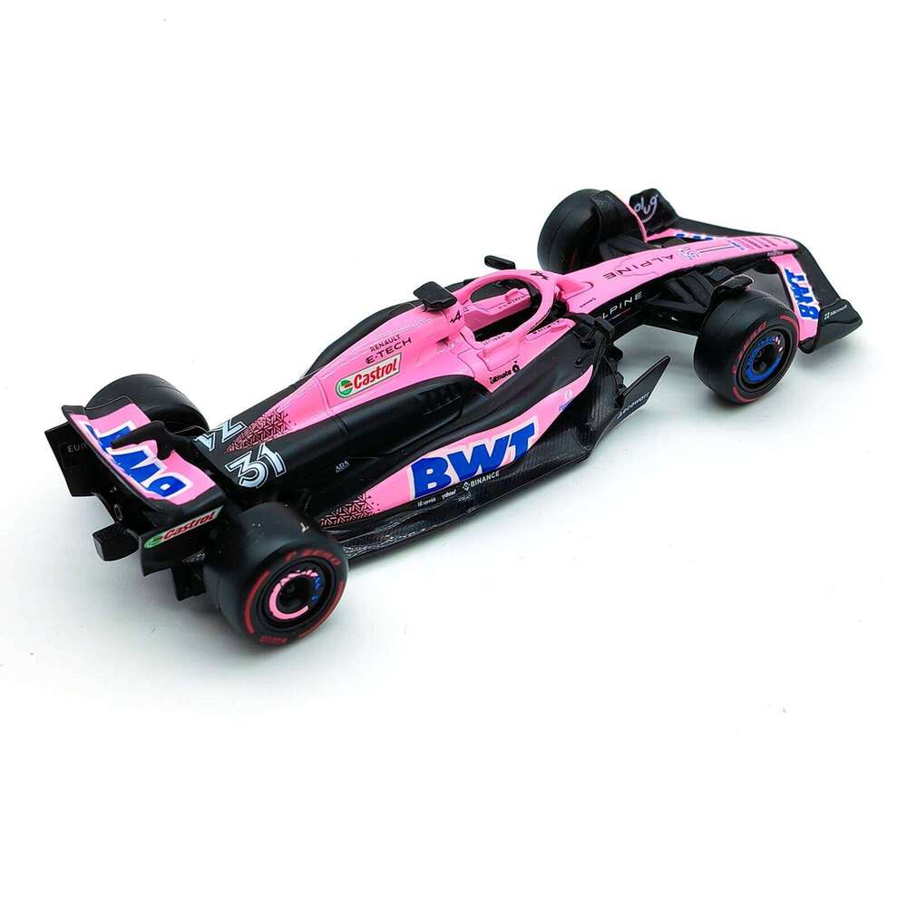 Bburago 1:43 Alpine F1 Team A523 2023 #10 Pierre Gasly #31 Esteban Ocon Alloy Car Die Cast Model Toy Collectible competition Z260306