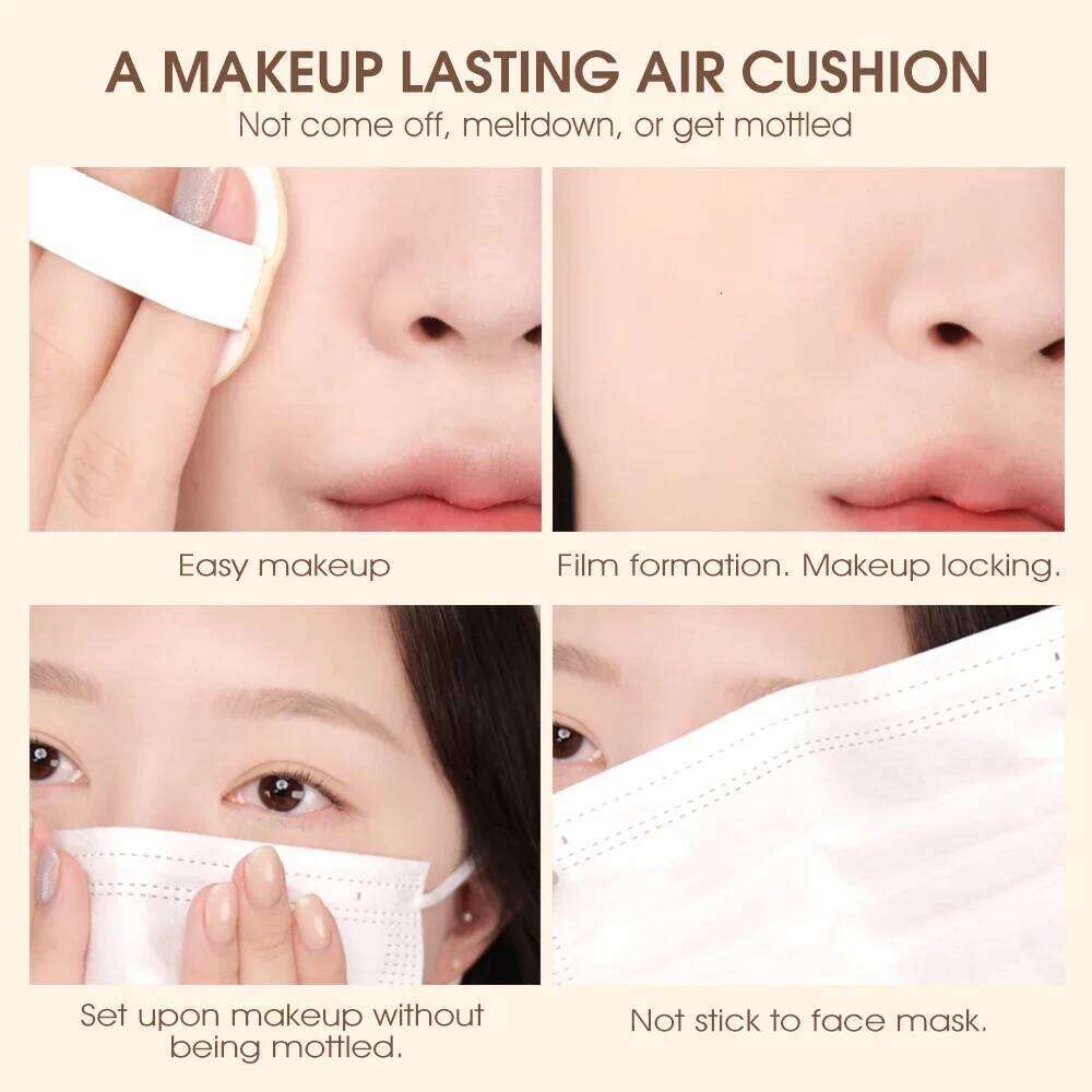 O.TWO.O 3 Colors Air Cushion BB Cream Full Coverage Breatheable Concealer Waterproof Face Foundation 26L0306