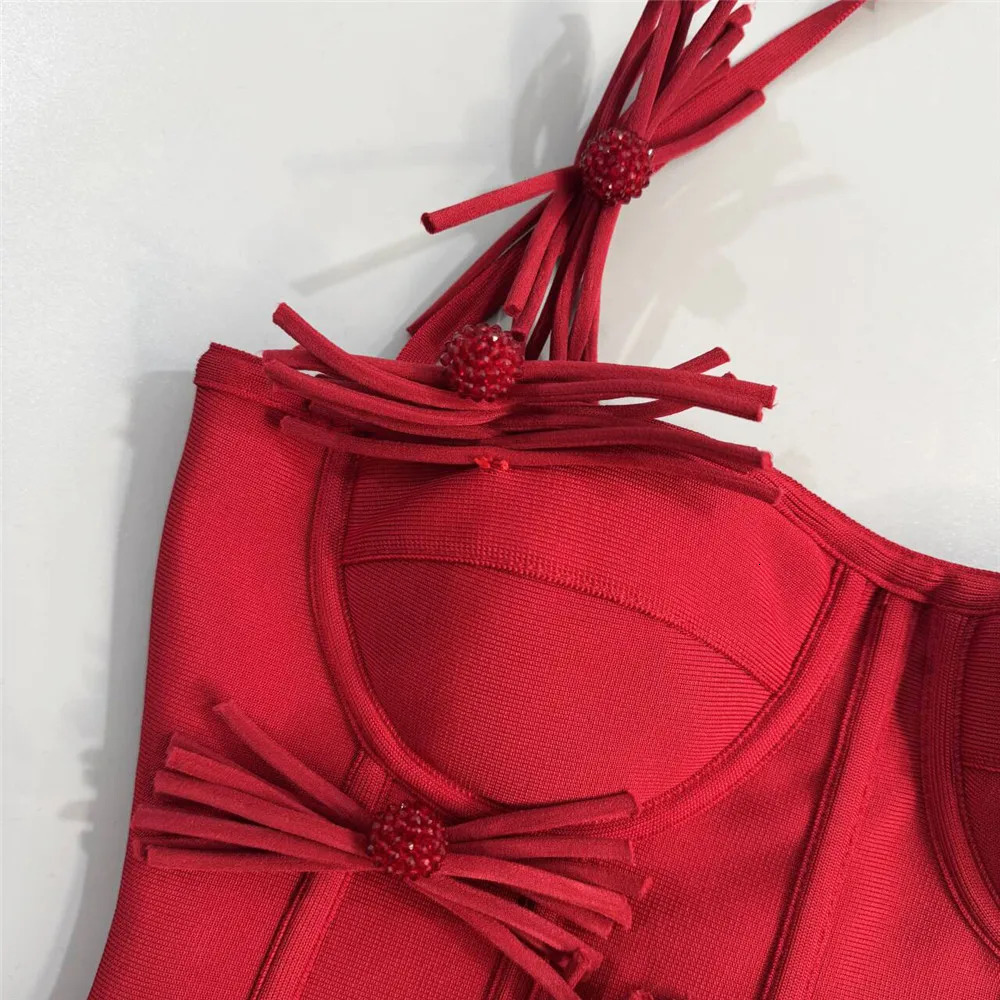 Arrival Fashion Flowers Women Sexy Halter Tops Mini Skirt Bandage Sets Bodycon Two Pieces 260306