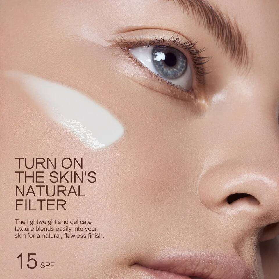 All-in-One Smart Foundation SPF 15 50ml - Lightweight Hydrating Formula with Hyaluronic Acid for Natural Glow & UV Protection. 26L0306