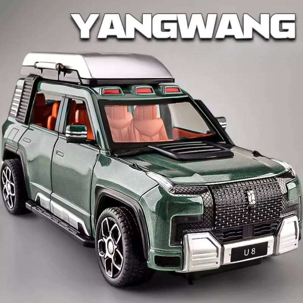 1:24 BYD Looks Up At U8 Toys Car Diecast Alloy Models Sound Light Doors Opened Front Wheel Steering Vehices Kids Festival Gifts Z260307