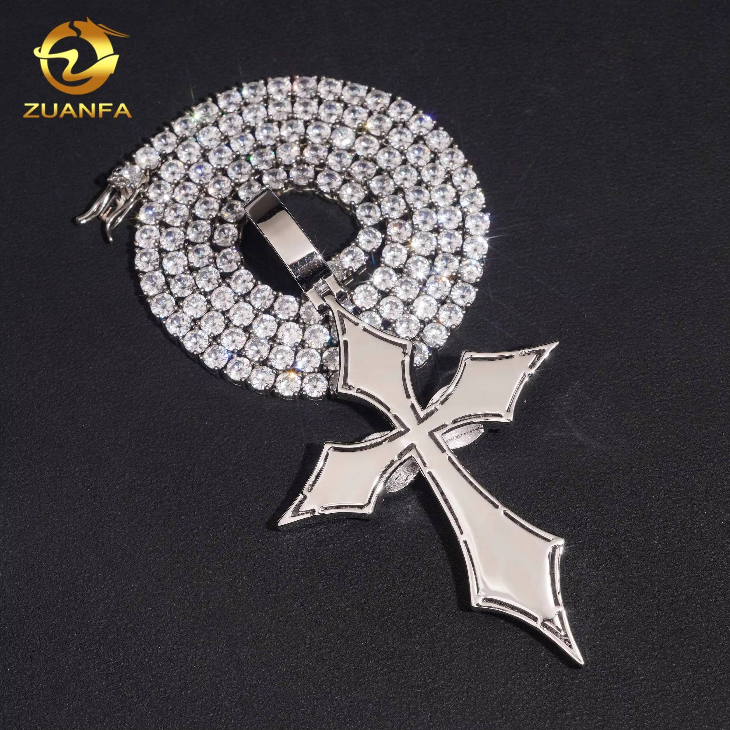 New Arrivals Hip Hop Style Pass Diamond Tester 925 Sterling Silver VVS Moissanite Iced Out Pendant