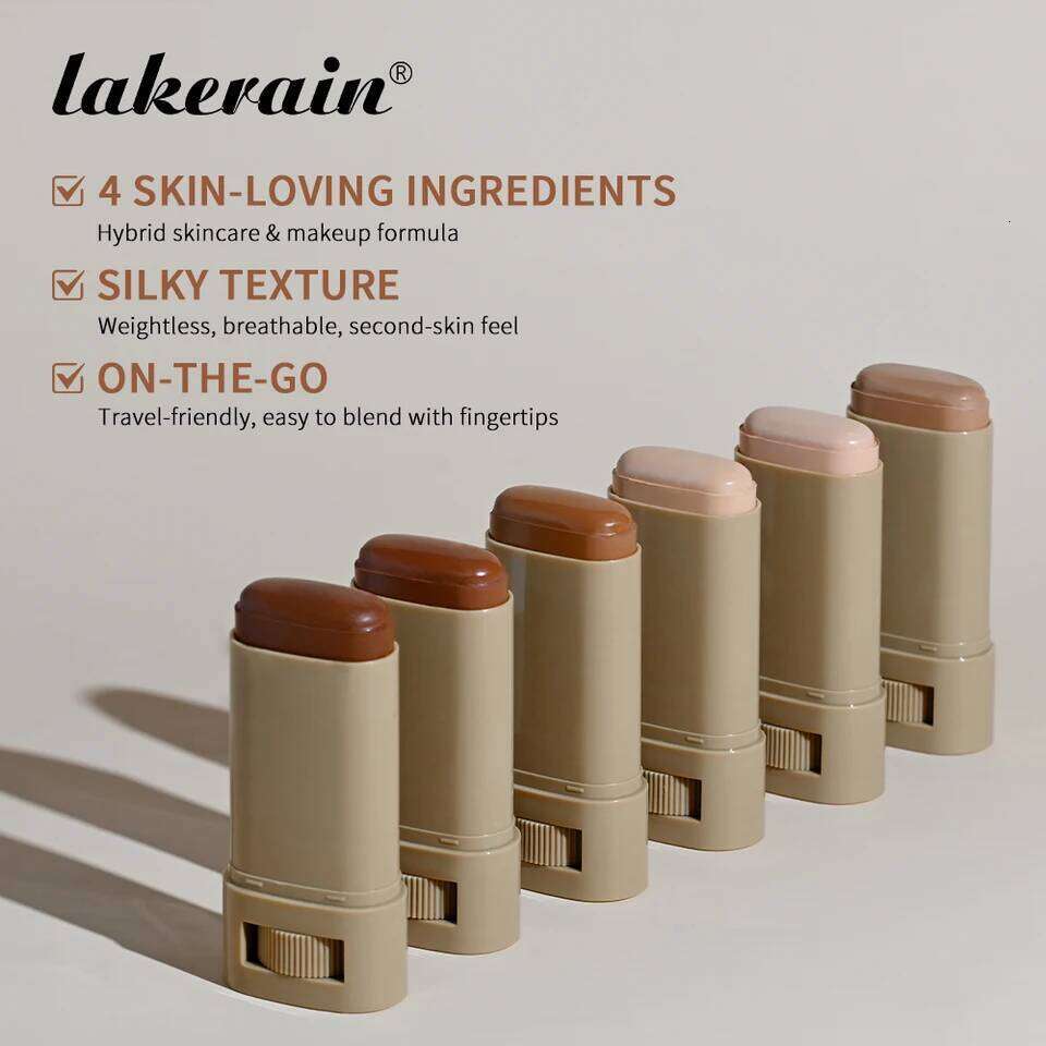 Skin Tint Eraser Concealer Foundation Stick Serum Boosted Smooth Plumper Hight Coverage Travel Bronze Foundatio 26L0306