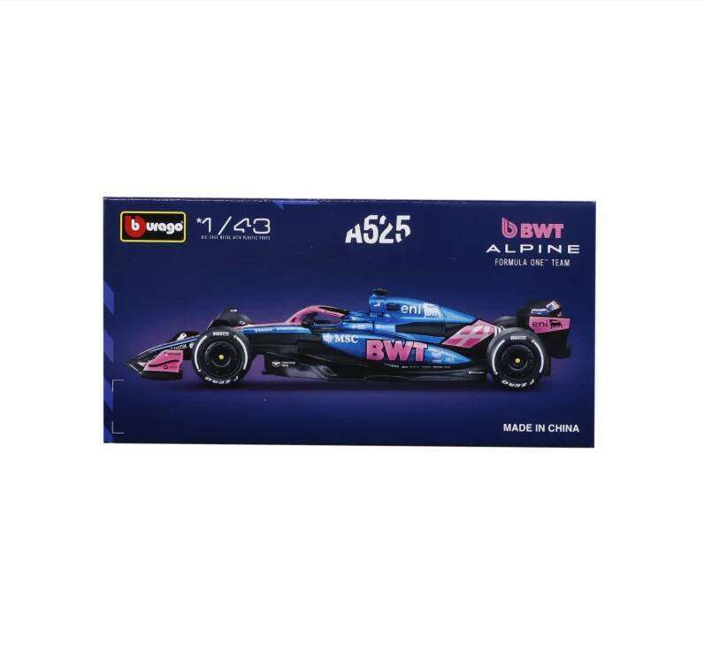 Bburago 1:43 Alpine F1 Team A525#43 2025 Alloy Car Miniature Diecast Model #10 Pierre Gasly #31 Esteban Ocon Toy Collectible Z260306