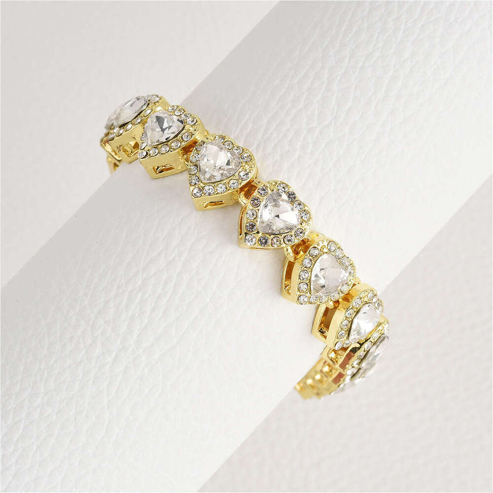Cross-Border Hot Sale Hip-Hop Heart High-Quality 11mm Sugar Cube Necklace Fashionable Personality Trendy Cuban Chain