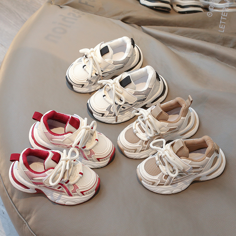 Free shipping Children's breathable shoes, children's walking shoes, girls' and boys' soft-soled sports shoes for leisure, low-top