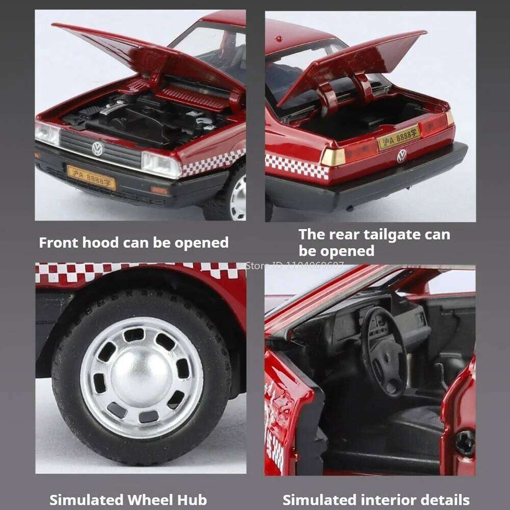 1:32 SANTANA GR86 Toys Car Alloy Diecast Model Doors Opened with Sound Light Pull Back Miniature Models Vehices Hobby Collecting Z260306