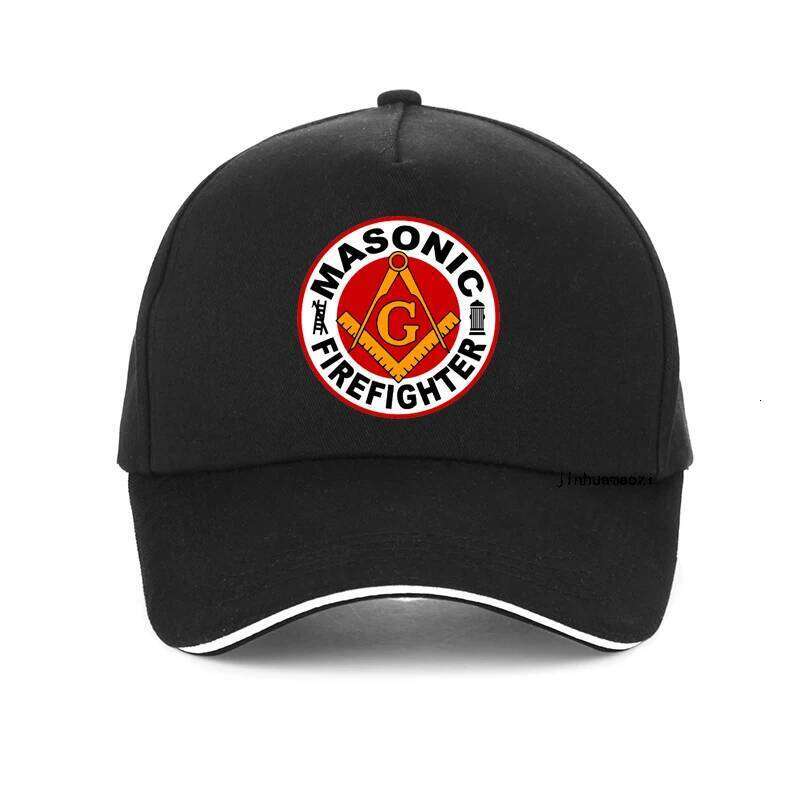 Masonic Firefighter Hero Print Baseball Cap Fashion brand Freemasonry men hat Summer Unisex Adjustable Snapback Bonnet Y260304