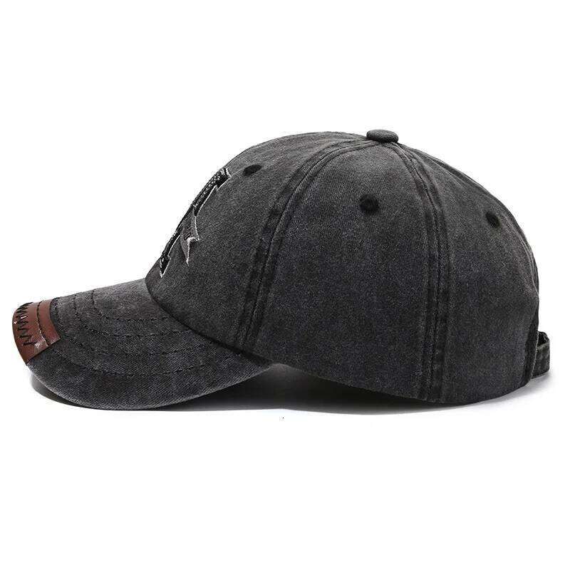 Hot Sale Unisex Baseball M Letter Embroidery Dad Hat Women Men Outdoor Washed Cotton Cap Y260304
