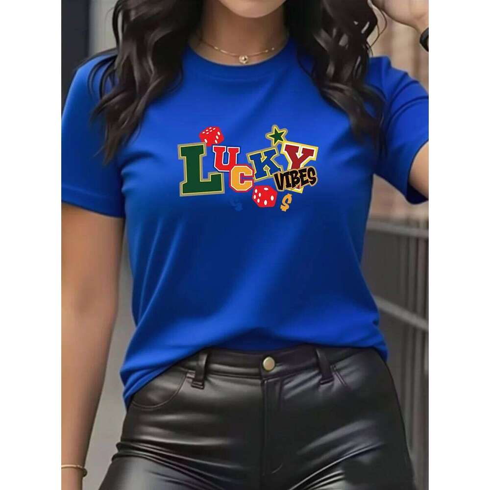 Women's T-shirt Fashion Printed Female Short Sleeve Classic Style Pullover Shirts Summer Clothing Y2k Top harajuku women clothes XJ260306 XJ26030