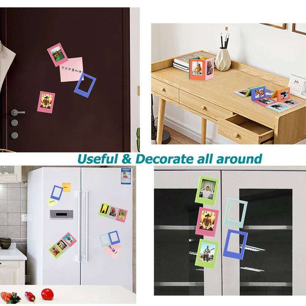 10 Pc, Frame of Different Color for Fujifilm Instax Mini 12 11 7S 25 40 70 90 Evo Liplay Link 3 Inch Instant Photos H260306