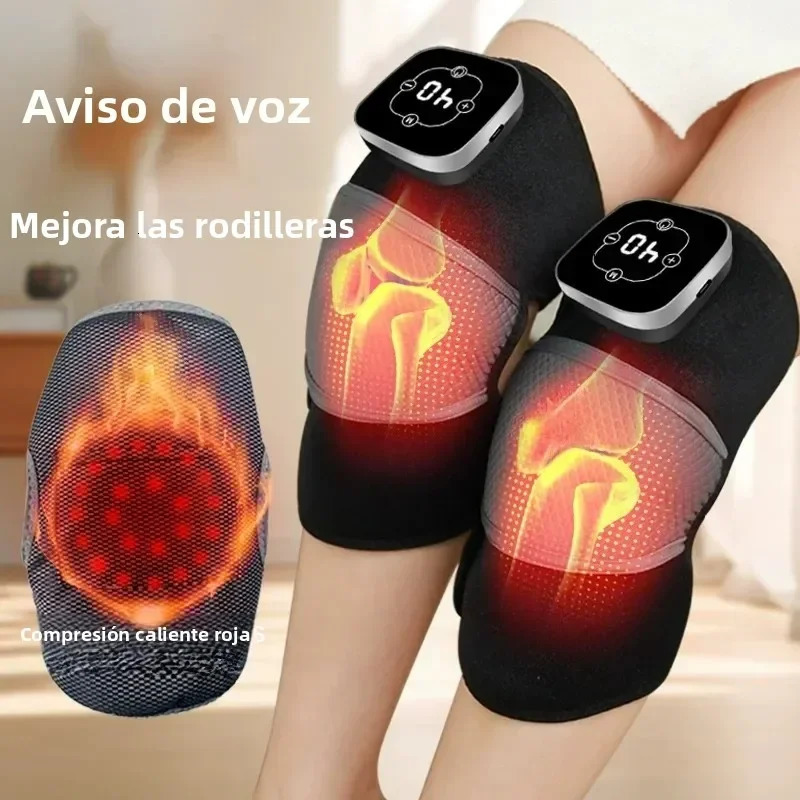 3in1 Electric Knee And Shoulder Brace Massage with Vibration Heated Therapy for Pain Relief Warmth Cold Leg Knee Support 260304