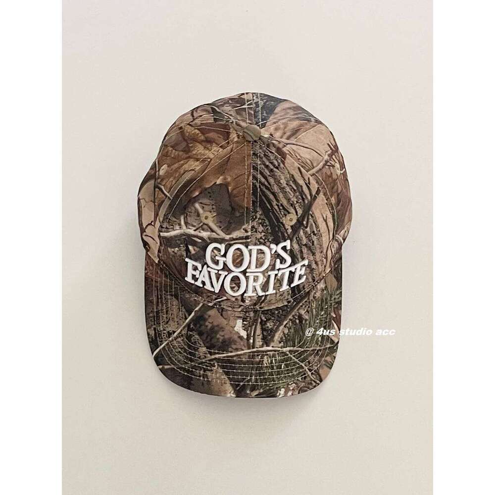 Street Tide Brand Three-Dimensional Embroidery Camouflage Baseball Female Face Little Wild Peaked Cap Y260304