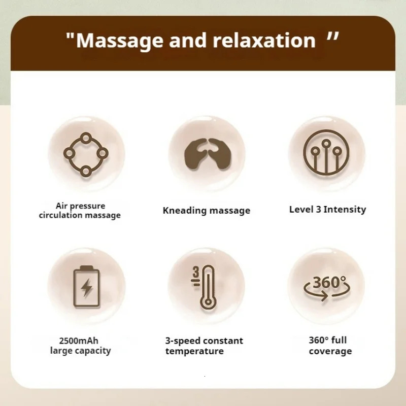 Jinkairui Leg Massager Fully Automatic Compress Calf Massager Home Air Wave Full Leg Massager 260304