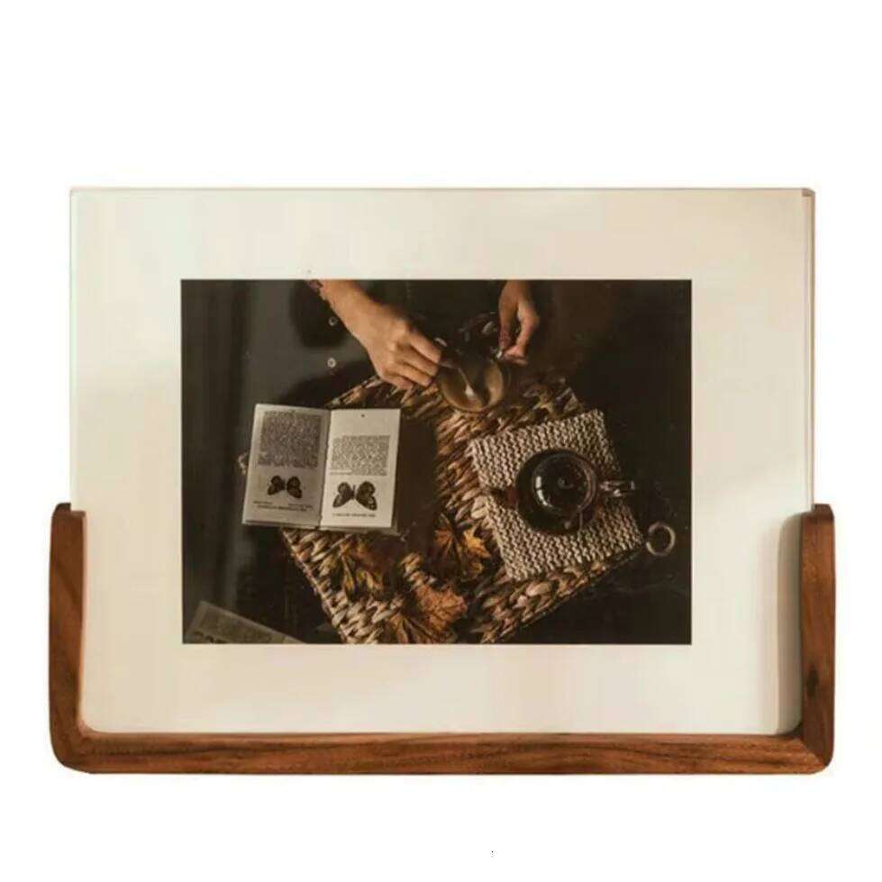 Walnut/Beech Photo 10X15 15X20 20X25cm Decoration Wood Pictures Frame For Party Home Decor Commemorative Gifts H260306