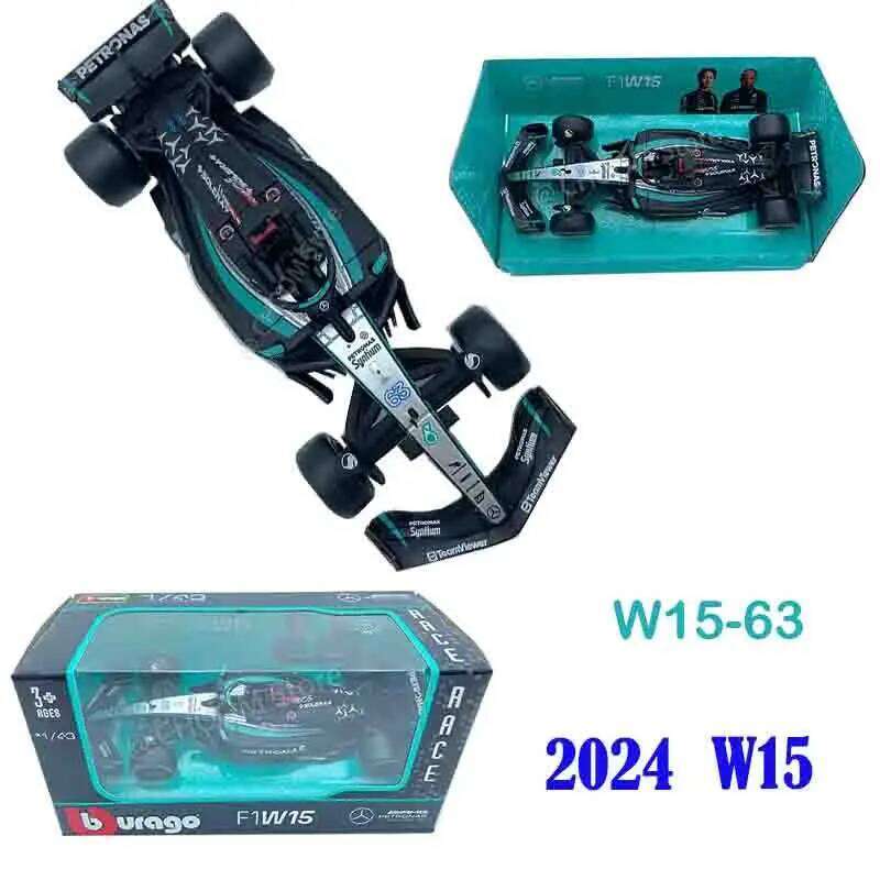 Bburago 1:43 Alpine F1 Team A524 2024 #10 Pierre Gasly #31 Esteban Ocon Alloy Car Die Cast Model Toy Collectible competition Z260306