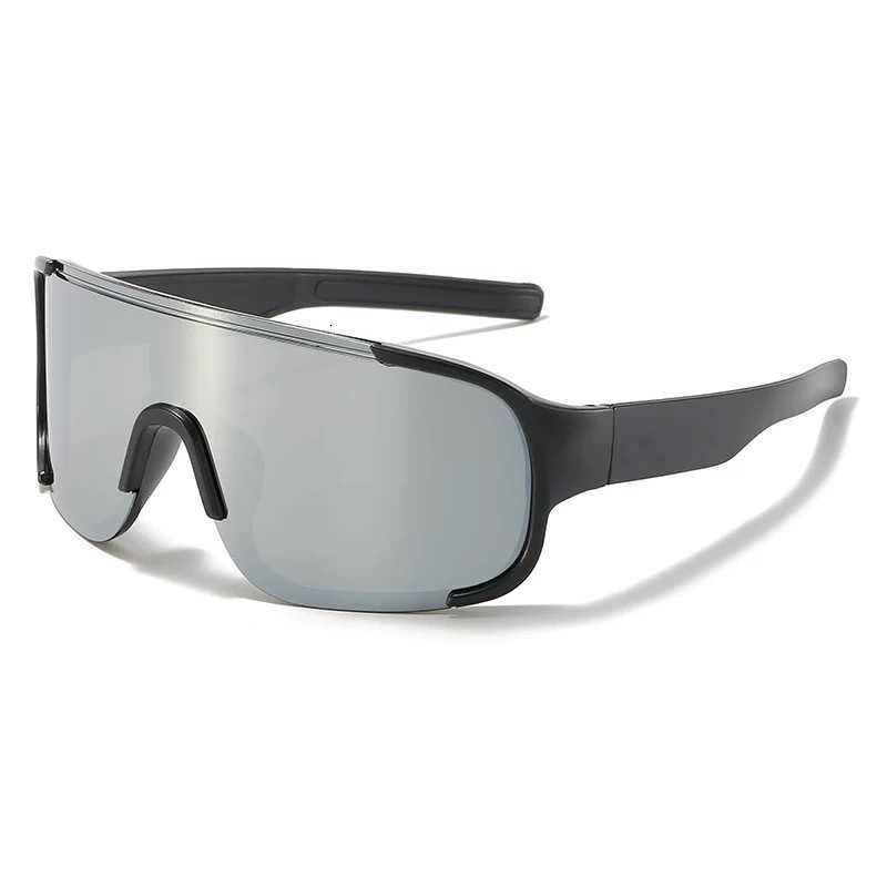 Mountaineering Goggles Outdoor Integrated Large Frame Cycling Glasses Running Bicycle UV Protection Sunglasses Windproof Ski Goggles S260304