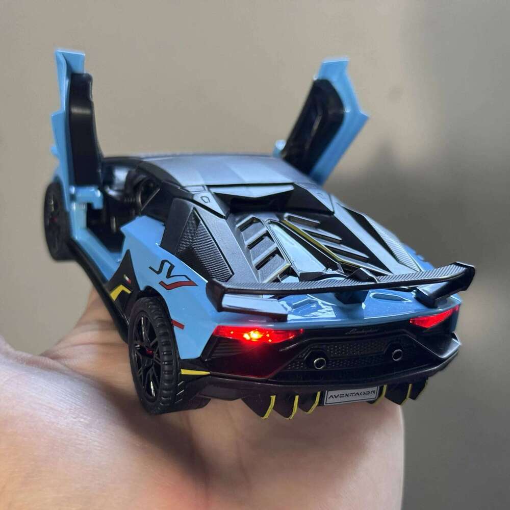1:32 Aventador SVJ 63 Removable Version Super Sports Alloy Metal Diecast Model Car High Simulation Ornament Collectibles Boy Z260306