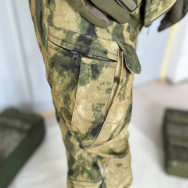 Mens Oversized Fleece Pant For Winter Tactical Joggers Outdoor Camping Ripstop Cargo Pants Working Clothing Hiking Camo Trousers 260305