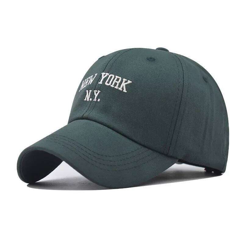 Fashion Letter Embroidered Soft Top Baseball Cap for Women Men Casual Cotton Outdoor Sport Adjustable Hats Y260304