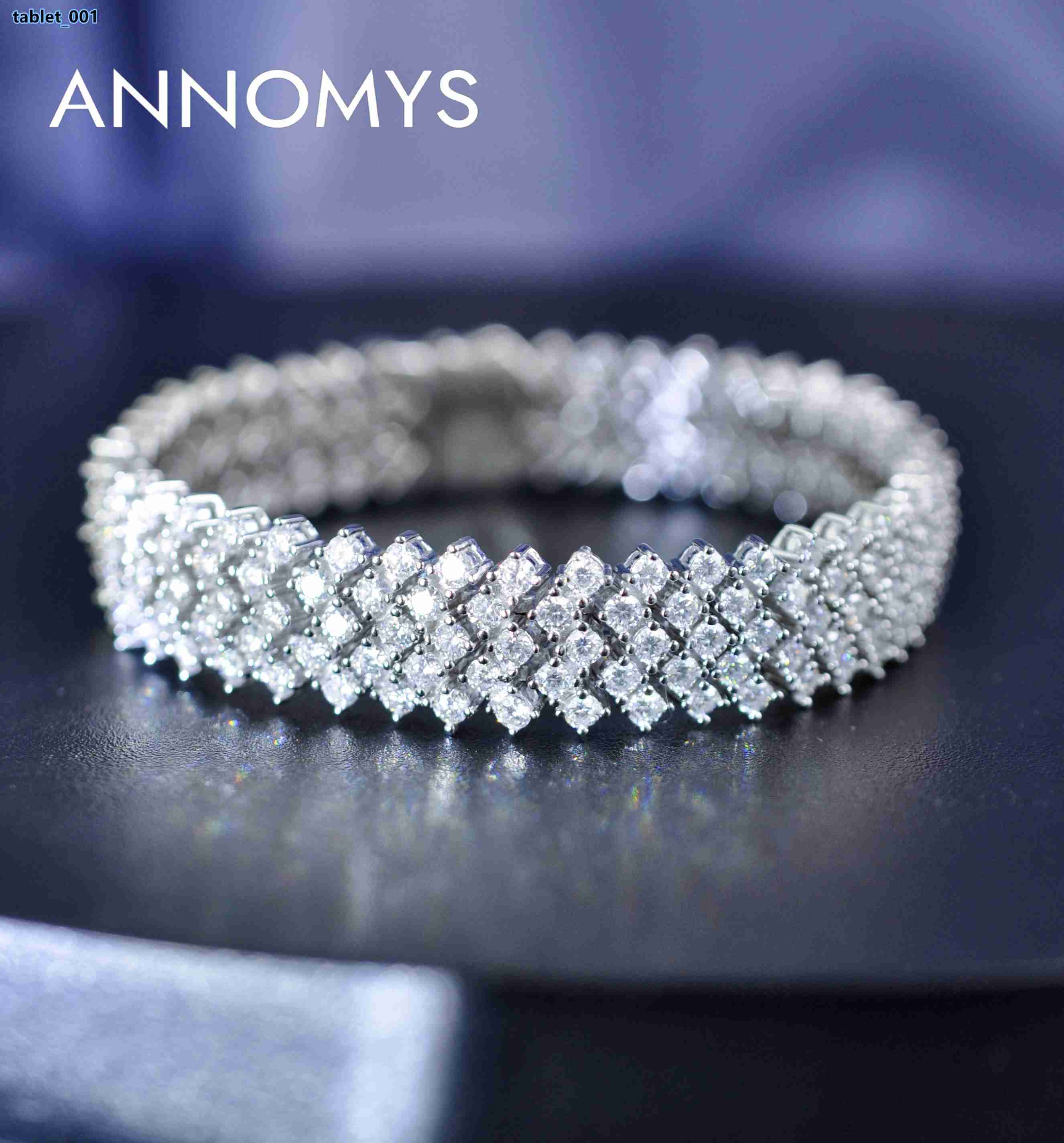 Hip Hop Chain 925 Sterling Silver Moissanite Tennis Bracelet Bangles Rhodium Plated Dazzling Round Brilliant Cut 25mm GRA Gift