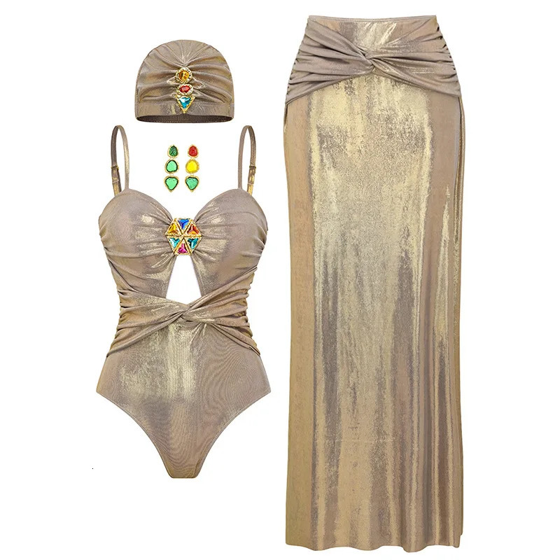 Sexy Bikini Set Printed Brazilian Biquini Women Swimwear Skirt Bathing Suit Girls Summer Beachwear Dress 260306