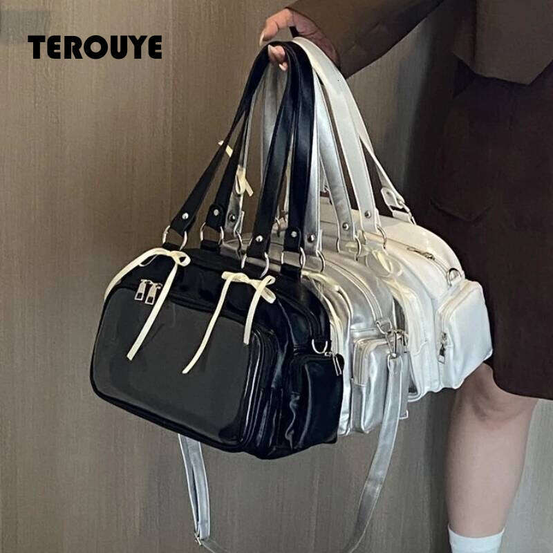 Anime Two-Dimension Japanese Uniform Jk Shoulder Large Capacity Crossbody Versatile Badge Display Bag Doll Itabag Purse TEROUYE