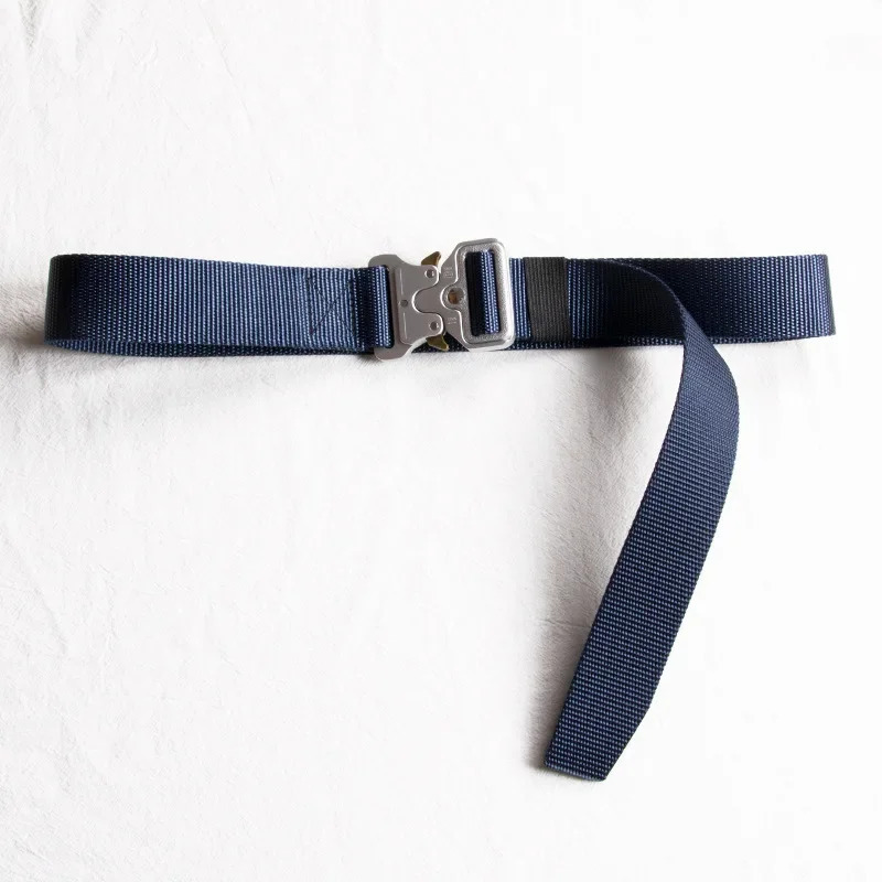 38cm 3cm 25cm Canvas Tactical Belt for Male and Female Trend Fashion Hip Hop Punk Y2k Girdle Outdoor Sports Youth Waistband 260302
