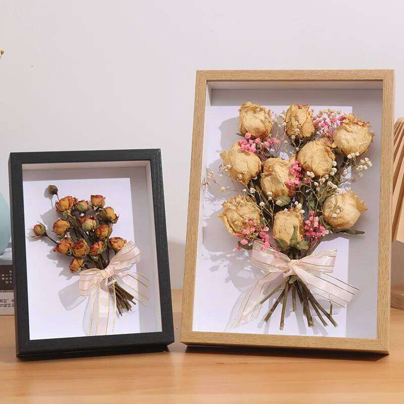Shadow Box 3D Hollow 3cm 5cm Photo Frame Dried Flower Specimen Holder Handmade DIY Handwork Display Home Decoration H260306