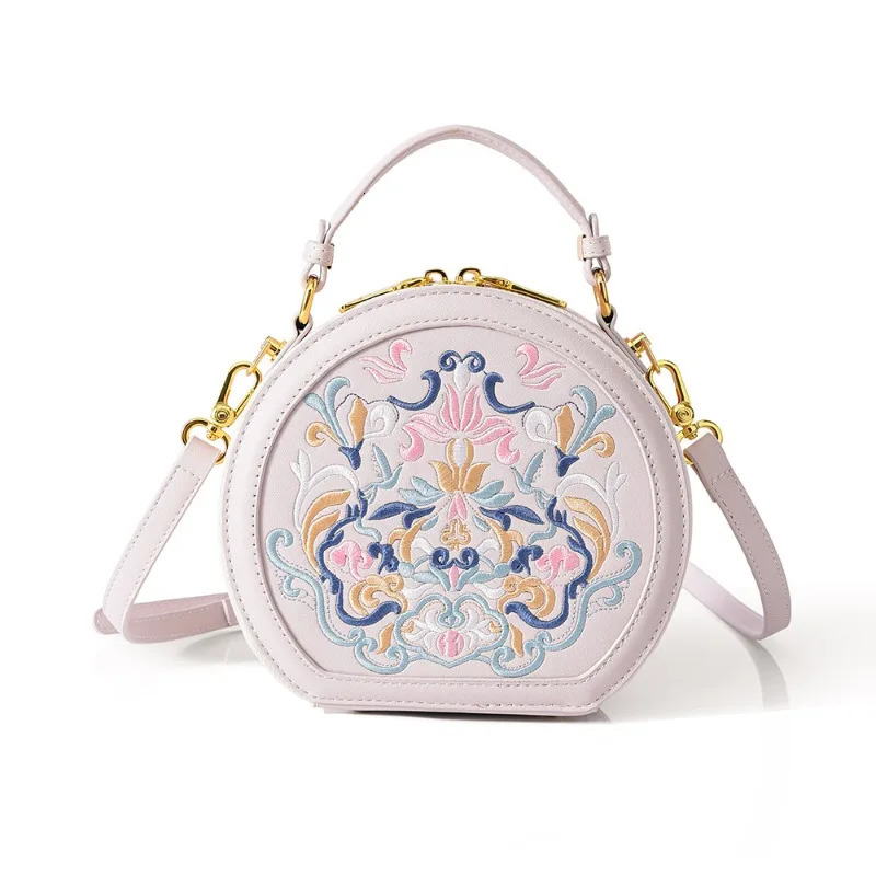 Handheld Trend Crossbody Bags for Woman Shoulder Bag Small Round Purse and Handbags Bolsos Mujer 260307