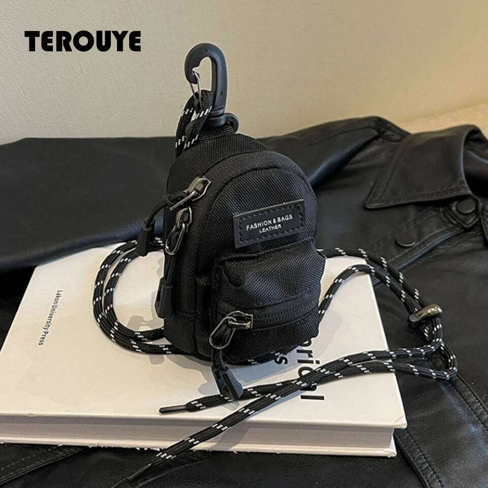 Fashionable Korean-Style Outdoor Exquisite Ladies' Single-Shoulder Bag Travel Headphones Storage Coin Purse 1 Set TEROUYE