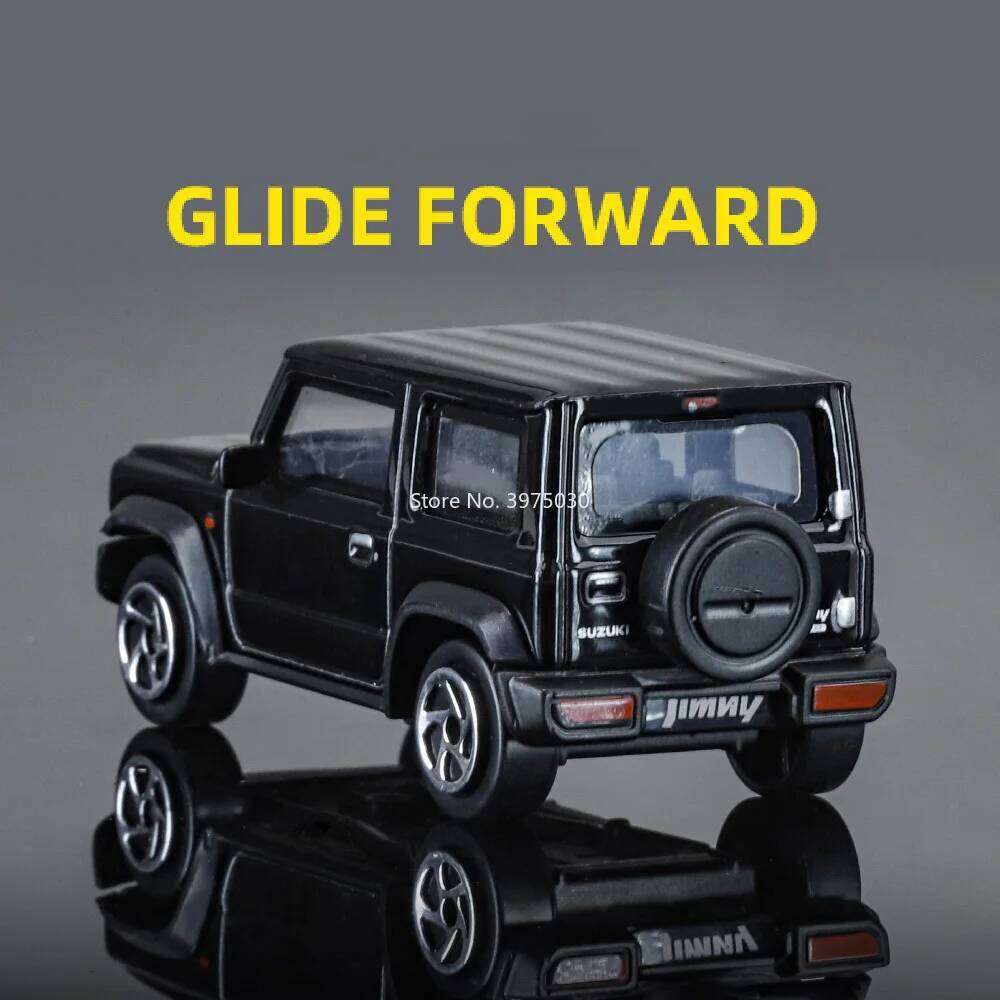 1:52 Alloy Suzuki Jimny Miniature Models Toys Cars Diecast Wheel Shock Absorption Slide Forward Vehicles for Collectible Item Z260307