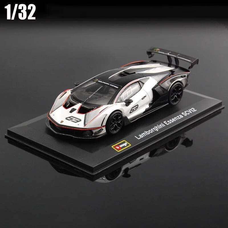 Bburago 1:32 Lamborghini Essenza SCV12 Racing Alloy Model Car model Collecting gifts Die casting Z260307