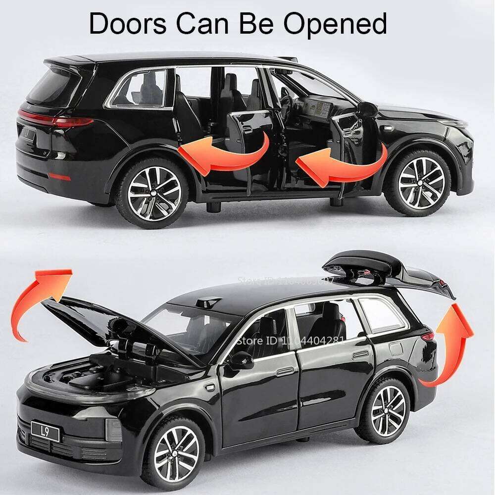1:32 LEADING IDEAL L9 BYD U8 Alloy Diecast Models Toys Cars Sound Light Pull Back Doors Opened Miniature Vehices Children Gifts Z260306