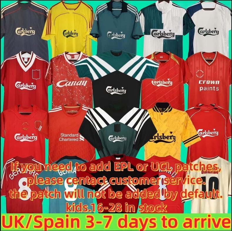 04 05 Retro Soccer Jersey Gerrard 1982 FOWLER DALGLISH Football Shirts TORRES 85 89 Maillot 06 07 Barnes 08 09 Rush 93 95 96 97 McMANAMAN 2010 2011 Alonso GK