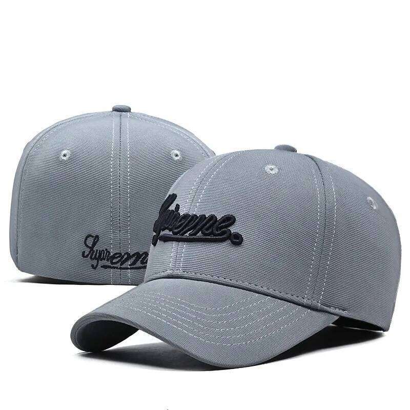 Back Closed Baseball Caps for Men Women, Big and Small Head Hat, High Quality Headwear Y260304