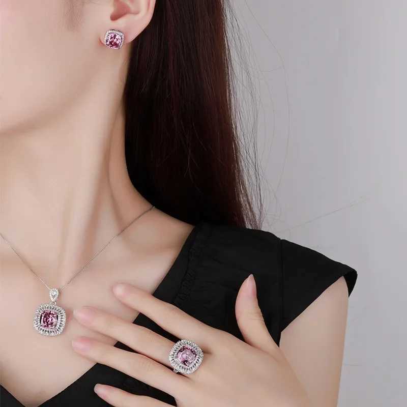 2024 New Jewelry S925 Silver Plated 18K Gold Birds Nest Cut Dry Rose Retro Set Womens 12 12 Jewelry H260307 - view 5