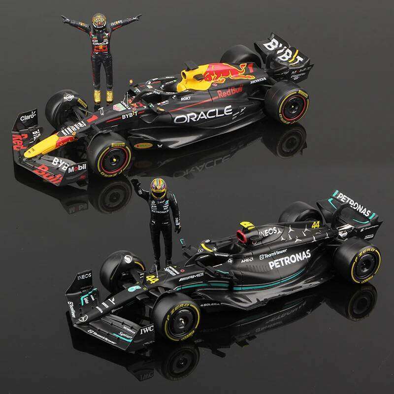 Bburago 1:24 RB19 RB18 W14 SF23 F1 Model Formula Racing Alloy Car Toy 2023 Season Red Bull Verstappen Mercedes Hamilton Z260306