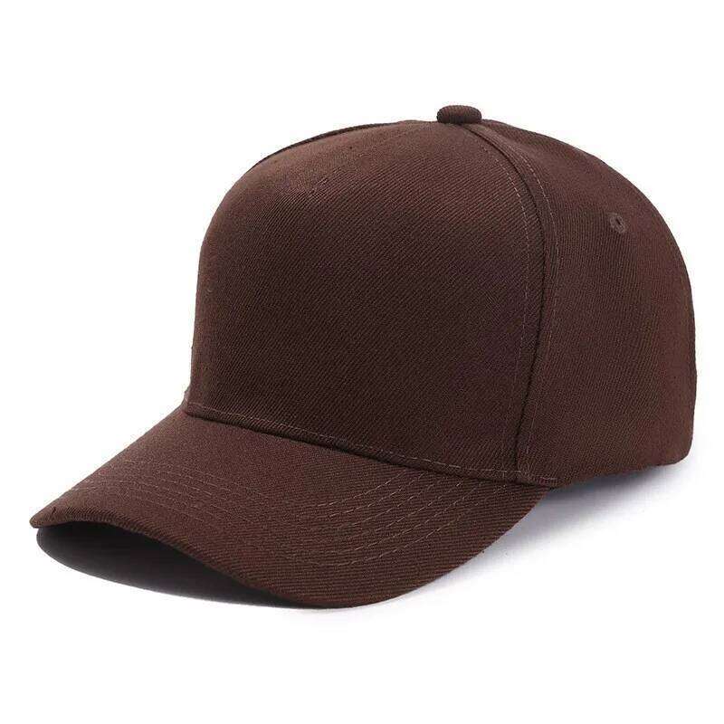5 Panel Solid Color Basball Cap Women Custom Logo Men Casual Sports Hat Adjustable Hip Hop Snapback Golf Dad Hats Y260304