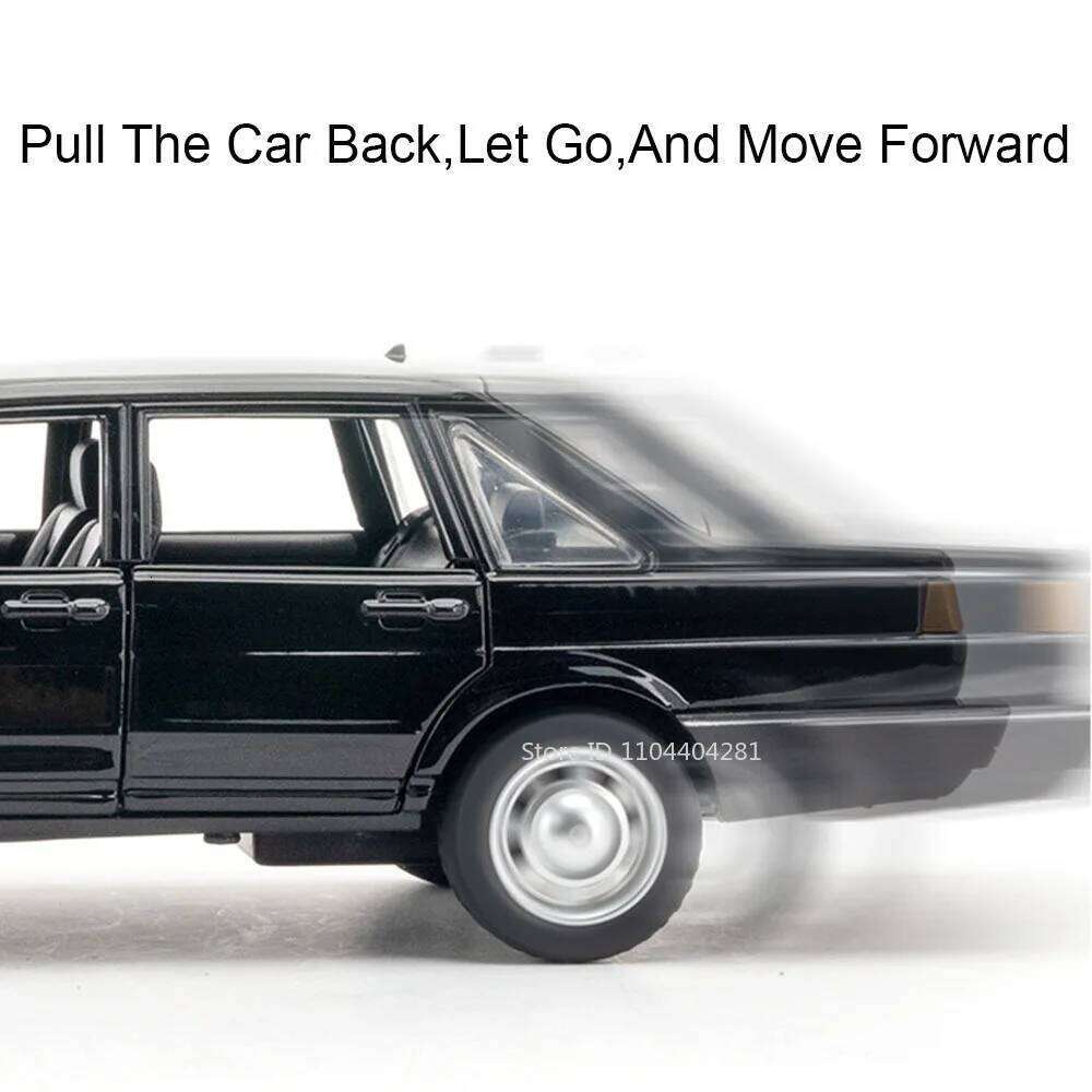 1:24 Santana Diecast Toys Models Alloy Police Cars 6 Doors Opened Sound Light Pull Back Vehices Collectibles Kids Festival Gifts Z260307