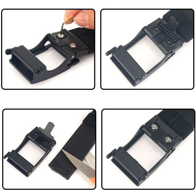 VATLTY Hard Tactical Belt for Men Metal Automatic Buckle IPSC Gun Belt 1100D Nylon Military Belt Outdoor Sports Girdle Male 260302