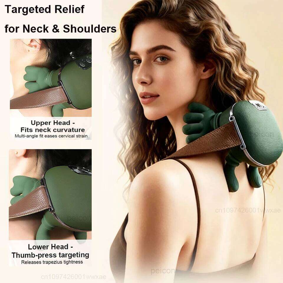 Electric Deep Tissue 4D Kneading Simulated Human Hand for Neck Shoulder Pain Relief Muscle Relax Massager 26Y0307