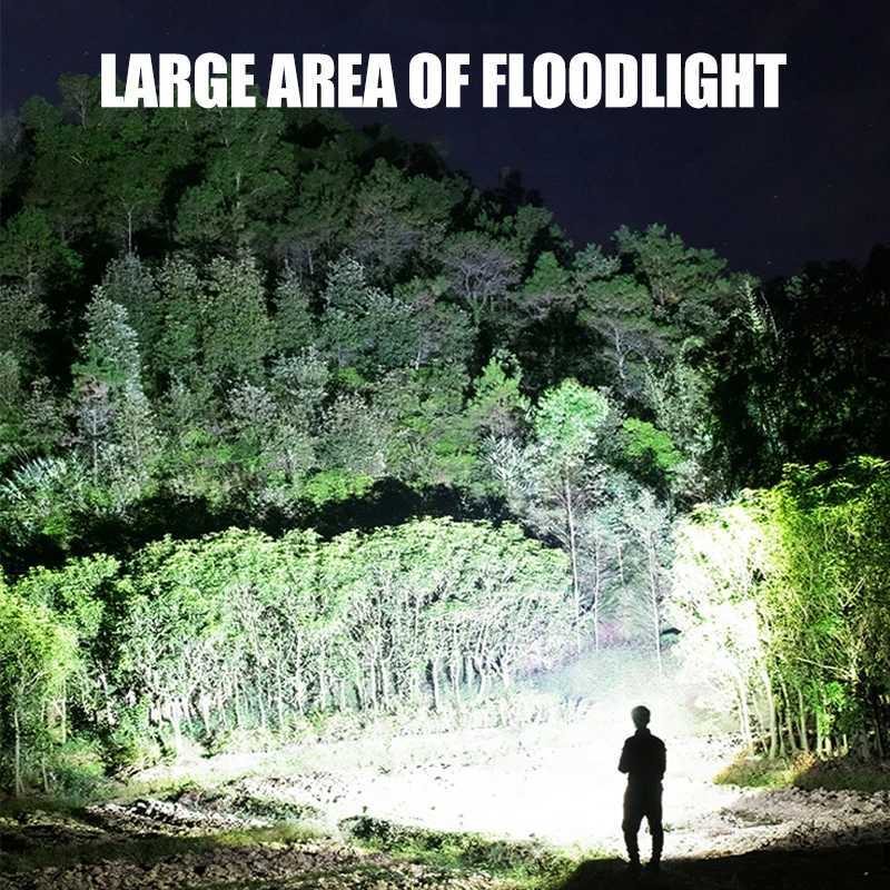 LED Headlamp Head Flashlight USB Rechargeable Head Lamp Withe Red Tailight Outdoor Camping Running Lamp Hiking Hat Headlight H260307