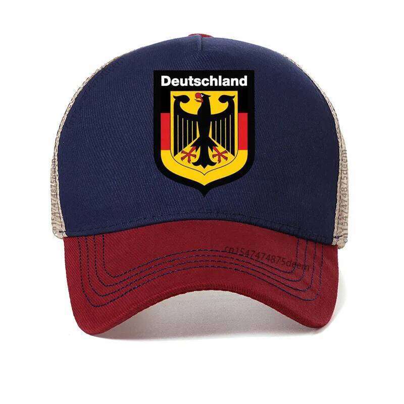 German Eagle On Shield Baseball Cap for Men Women Germany Flag Dad Hat summer Sun Protection Adjustable Snapback Caps Y260304