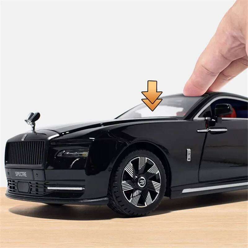 1:24 Rolls Royces Spectre Alloy Luxy New Energy Diecasts & Toy Vehicle Metal Charging Car Model Sound Light Kids Gifts Z260306